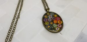 mosaic pendant necklace