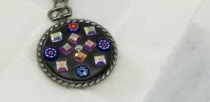 Rainbow swarowski pendant