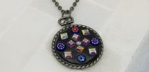Rainbow swarowski pendant