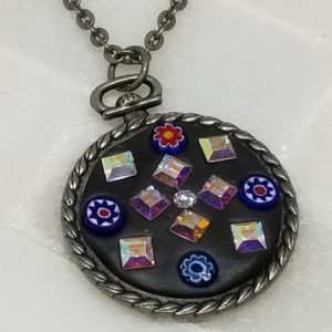 Rainbow swarowski pendant