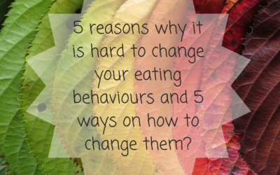 5 reasons why is it hard to change eating habits and how you can change them