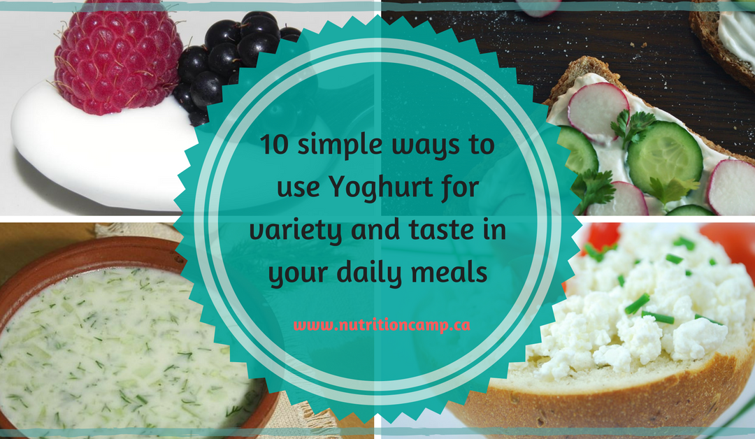10 simple ways to use Yoghurt for variety and taste in your daily meals