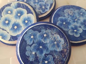 Handpainted coasters - 2