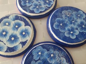 Handpainted coasters - 2