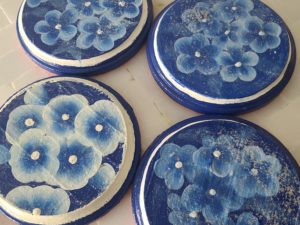 Handpainted coasters - 2