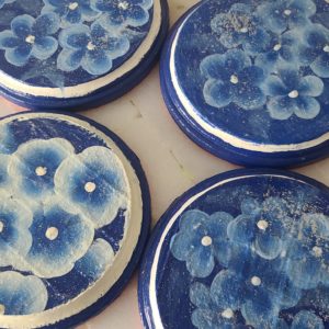 Handpainted coasters - 2