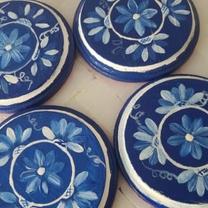 Handpainted coasters - 1