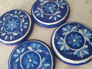 Handpainted coasters - 1