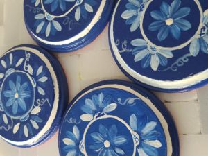 Handpainted coasters - 1