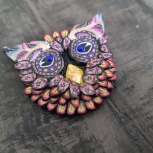 Owl brooch - 4