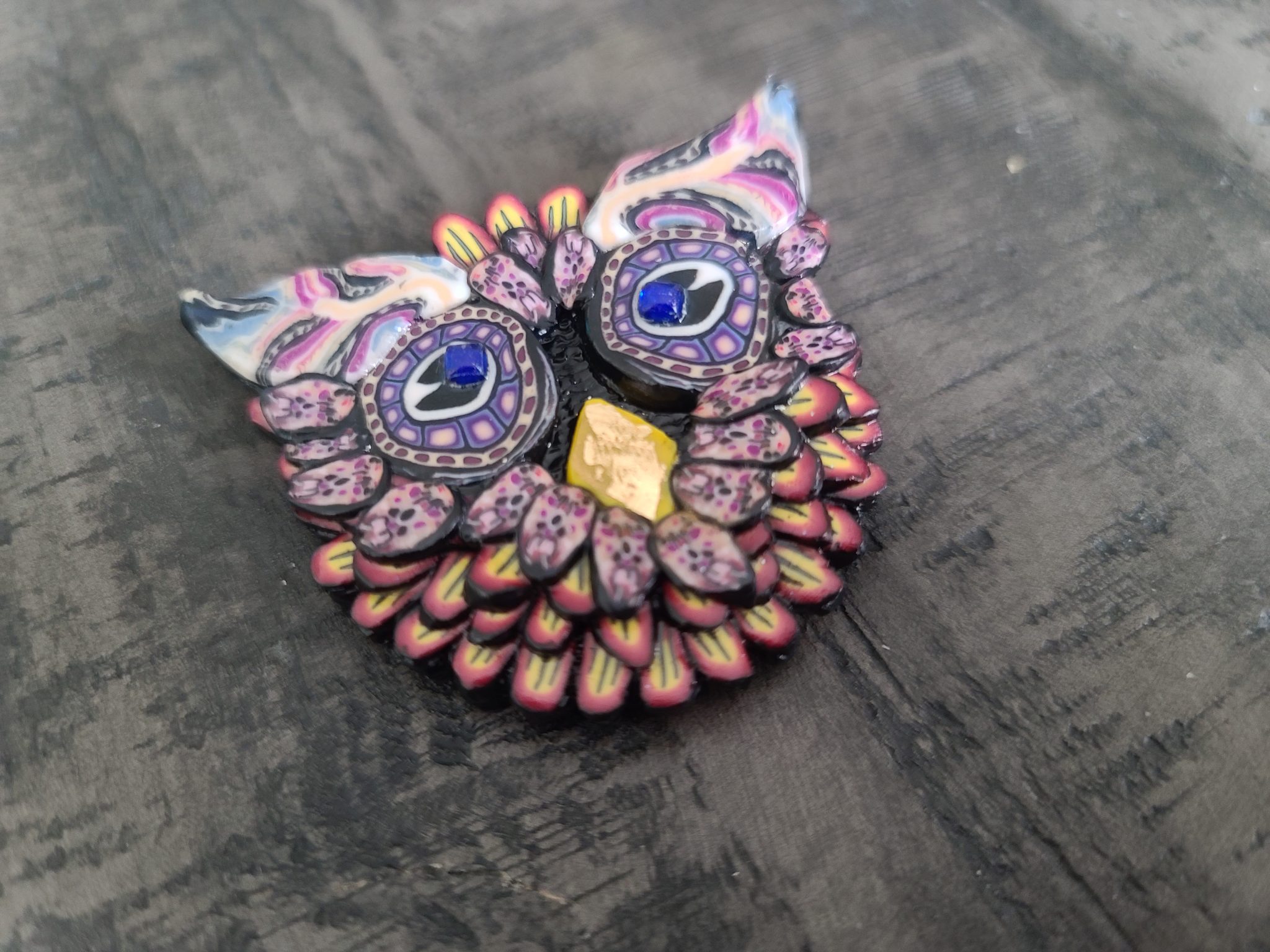 Owl brooch - 4