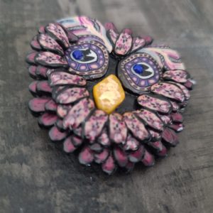 Owl brooch - 2