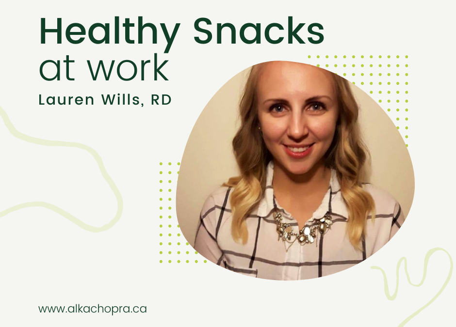 How to choose healthy snacks at work