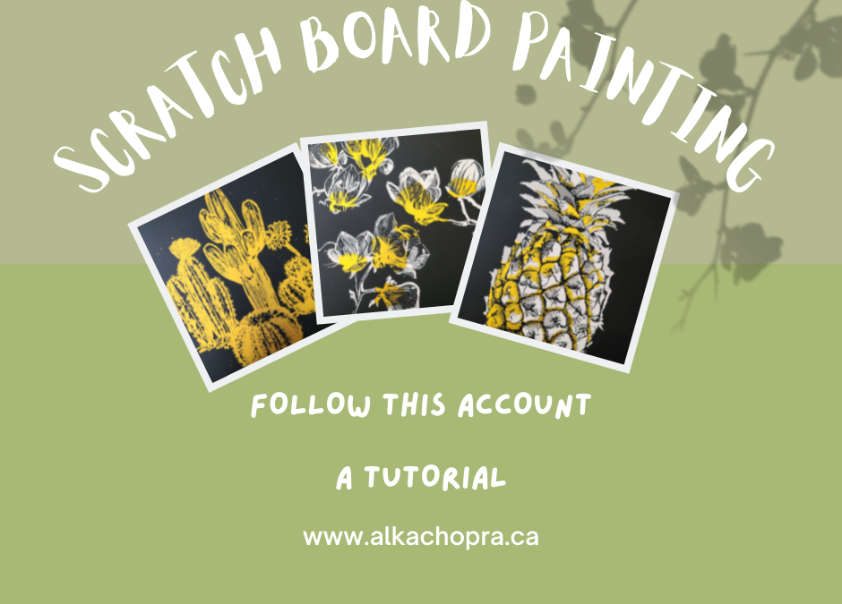 Let’s do scratch board painting!