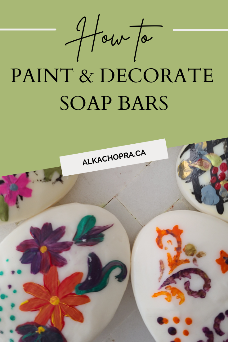 How to decorate & paint soap bars