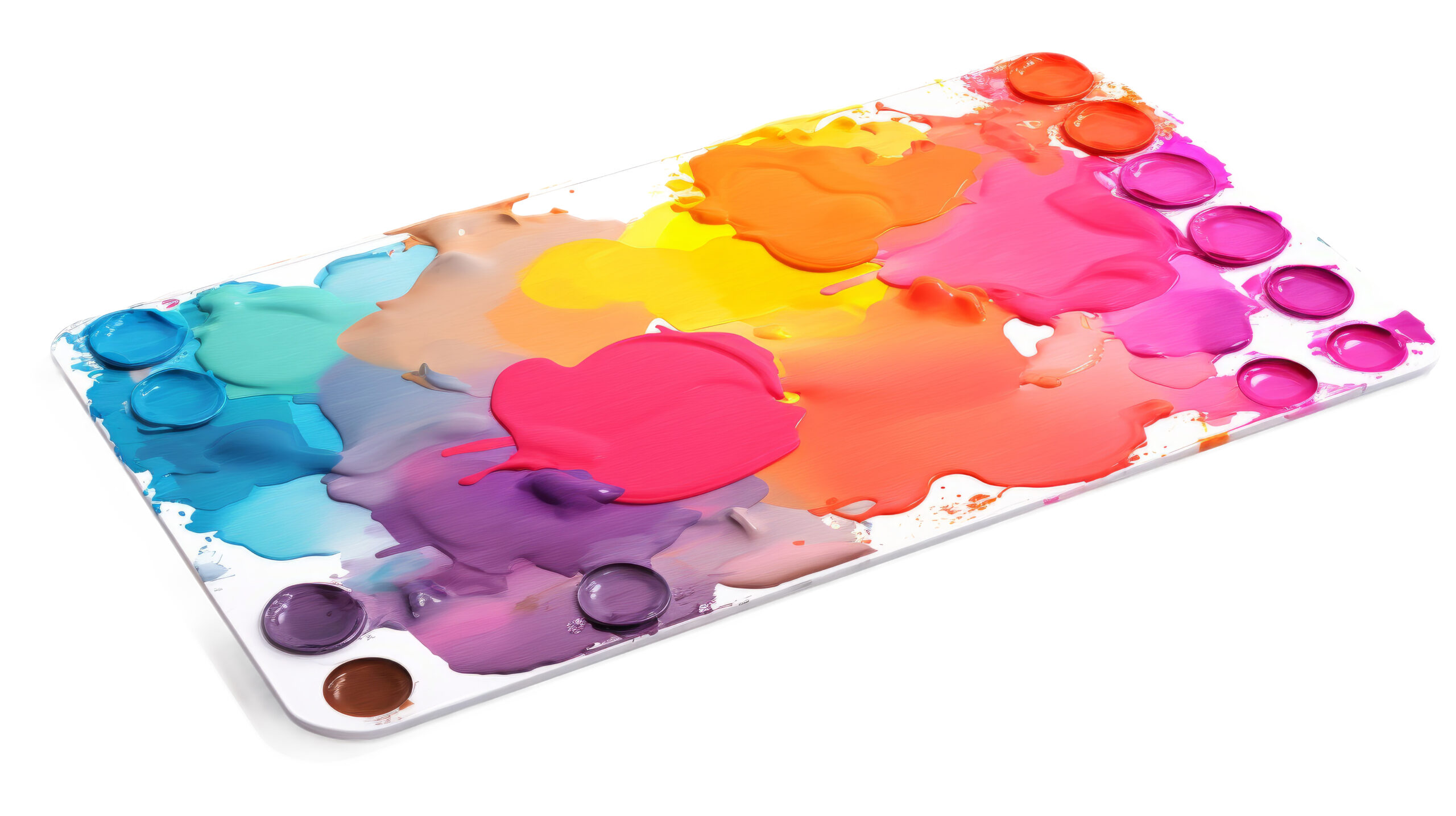 Palette. Isolated on a white background png like